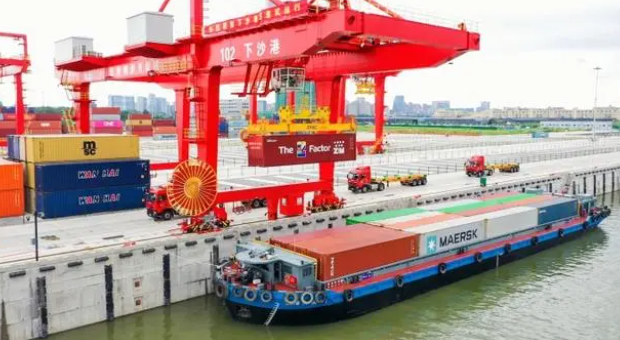 杭州下沙港开港，以外内贸海运集装箱业务为主