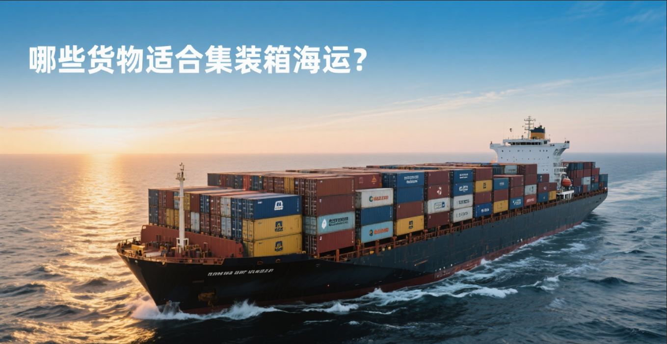 哪些货物适合集装箱海运？